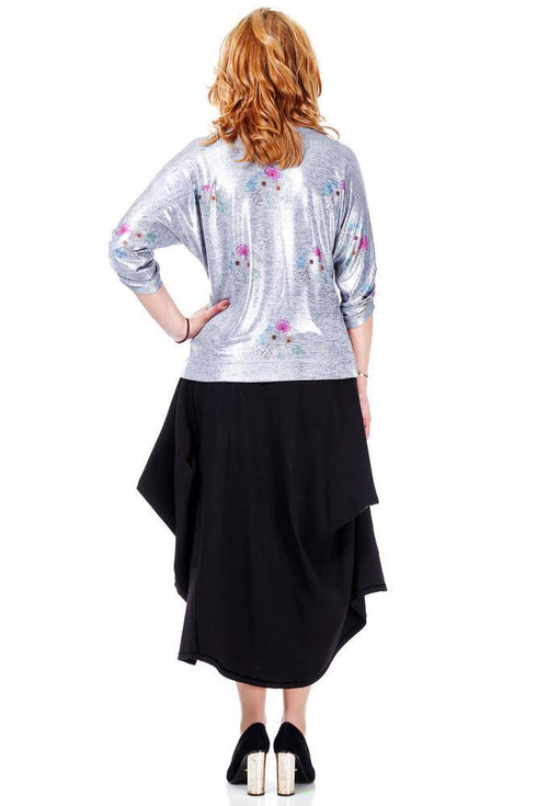 Bluza pictata jerse  Liza Panait Liza Panait Online Boutique